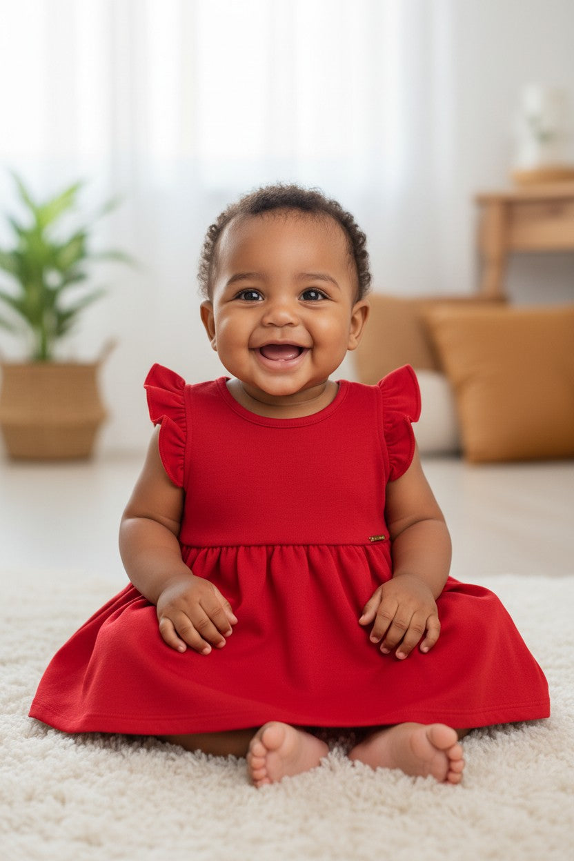 Vestido Have Fun Celebrar Em Crepe Com Body Embutido