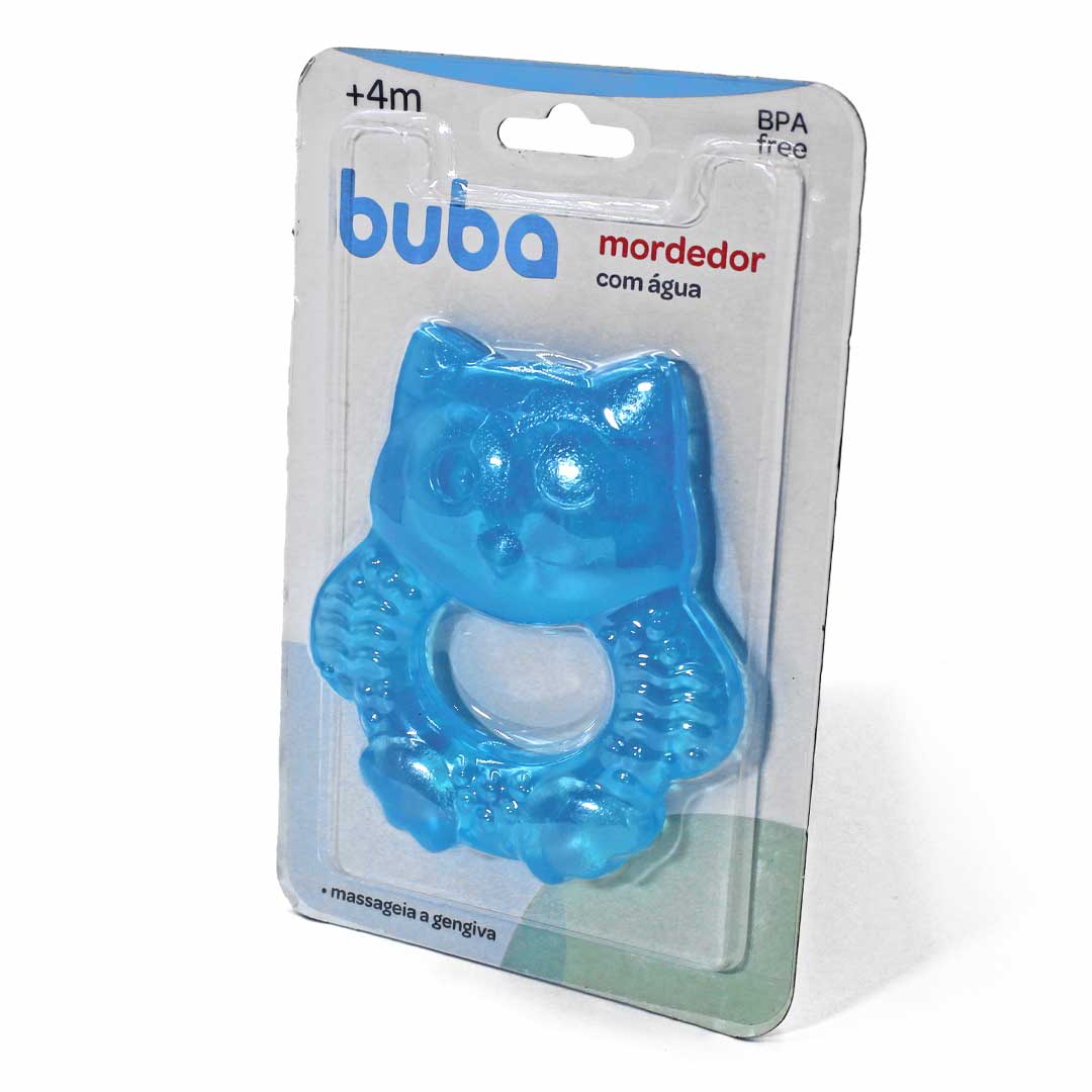 Mordedor Buba Baby Com Água Coruja