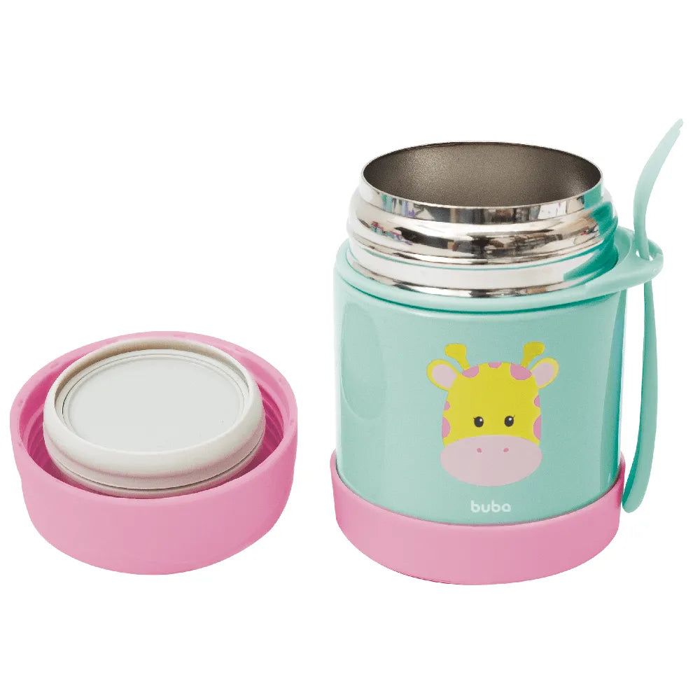 Pote Termico Buba Baby Aminal Fun Girafa Buba