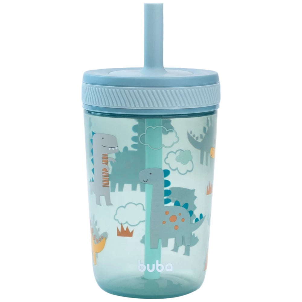 Copo Antivazamento Infantil Buba Magic com Canudo +12M Livre de BPA
