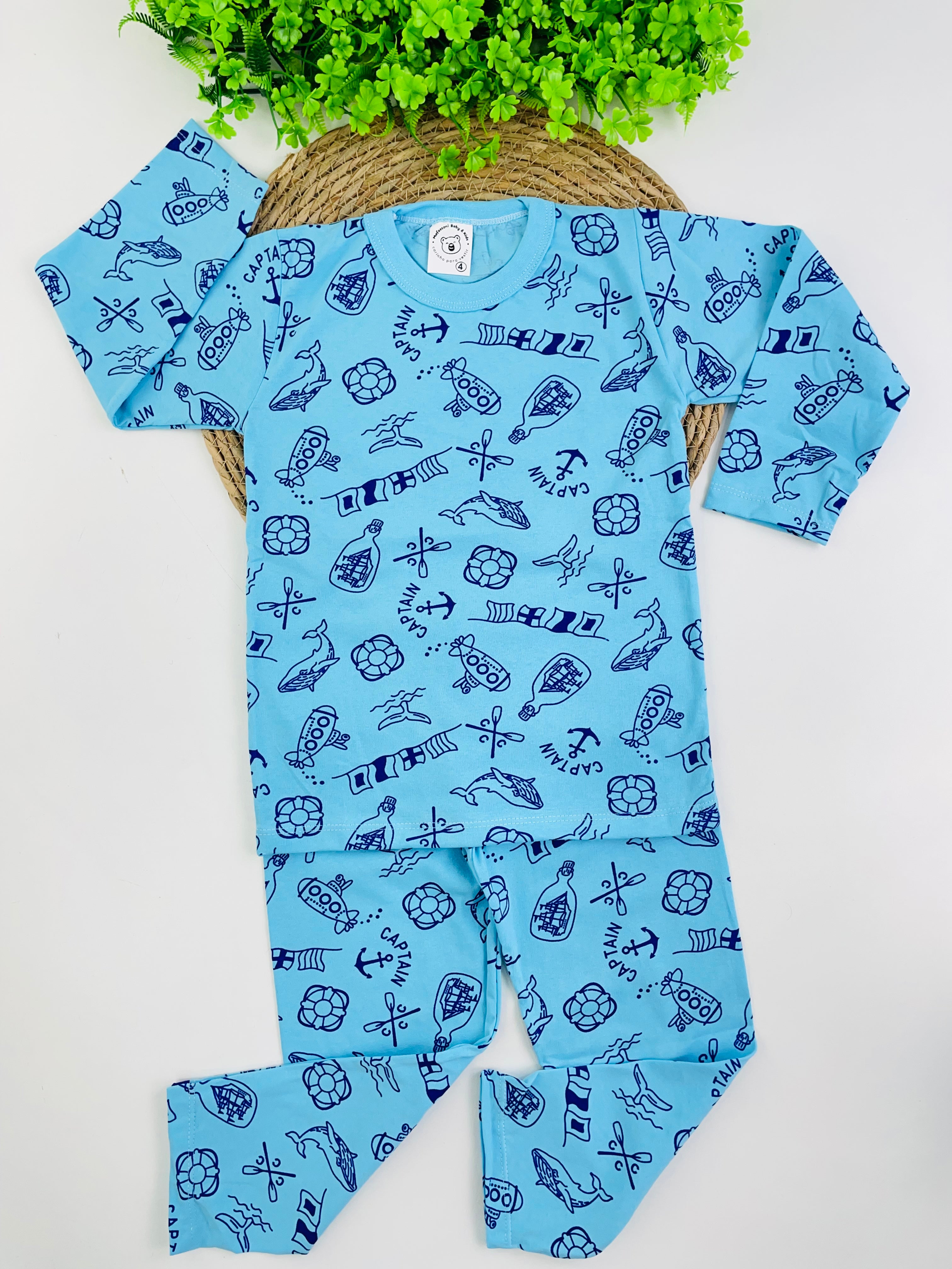 Pijama Manga Longa Mafessoni Captain