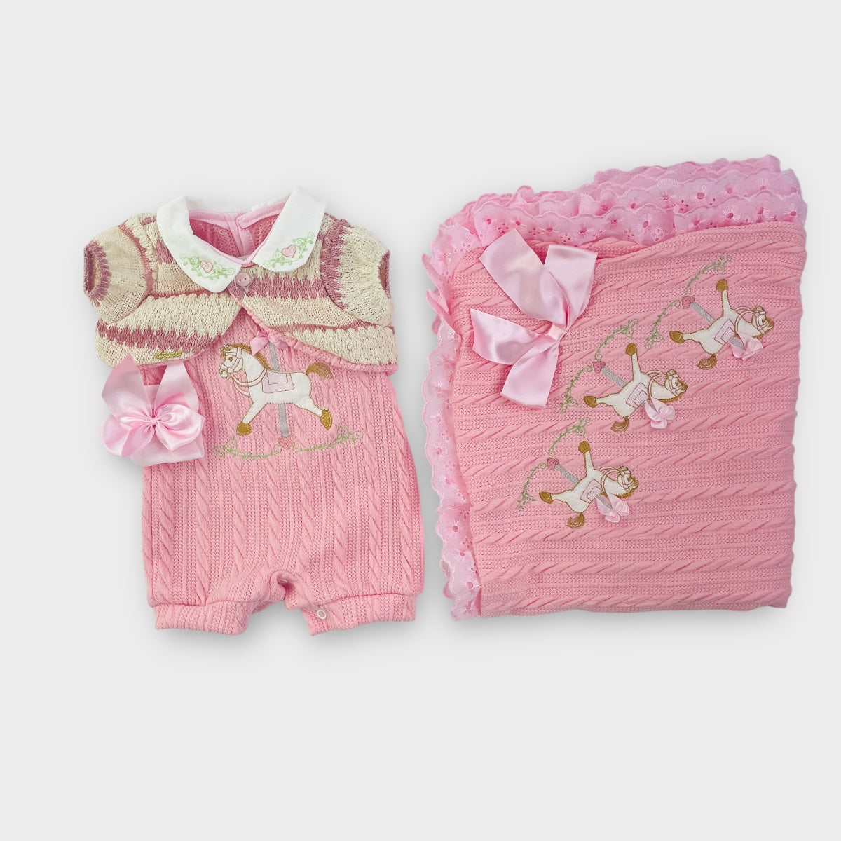 Saida De Maternidade Djiele Tricot Cavalinho 4 Peças