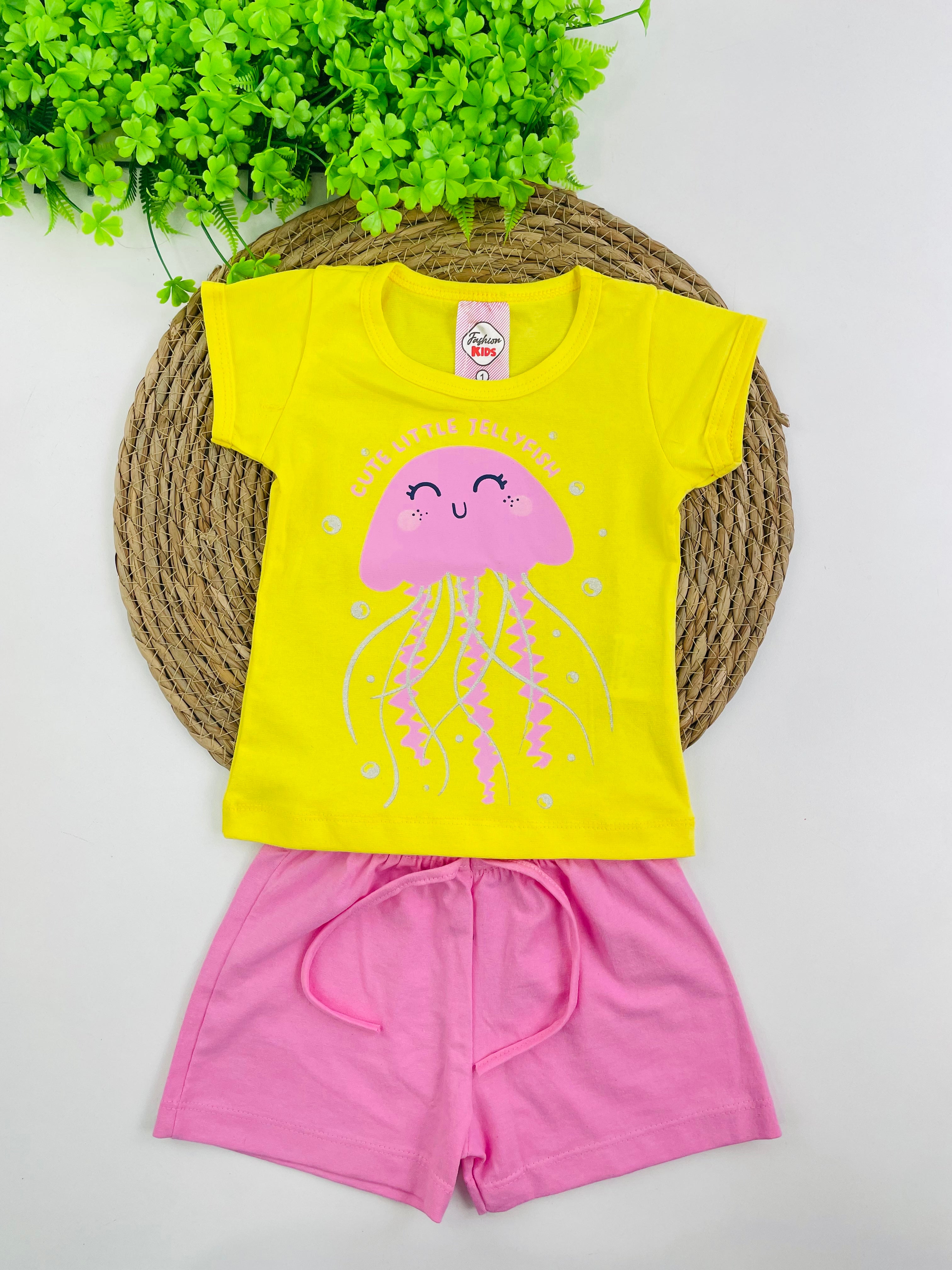 Conjunto Feminino Fashion Kids Little Jellyfish