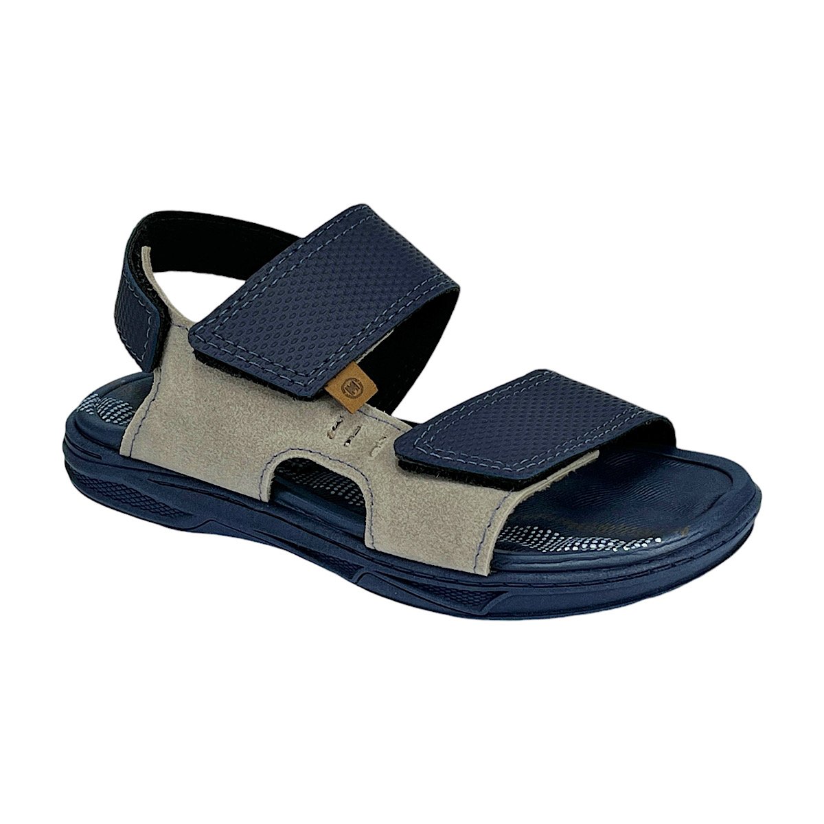 Sandália Papete Infantil Masculina Molekinho Fecho Triplo