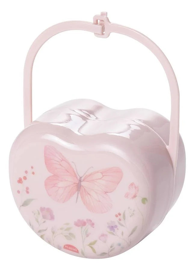 Porta Chupeta Infantil Plasútil com Alça e Estampa Delicada 140ml