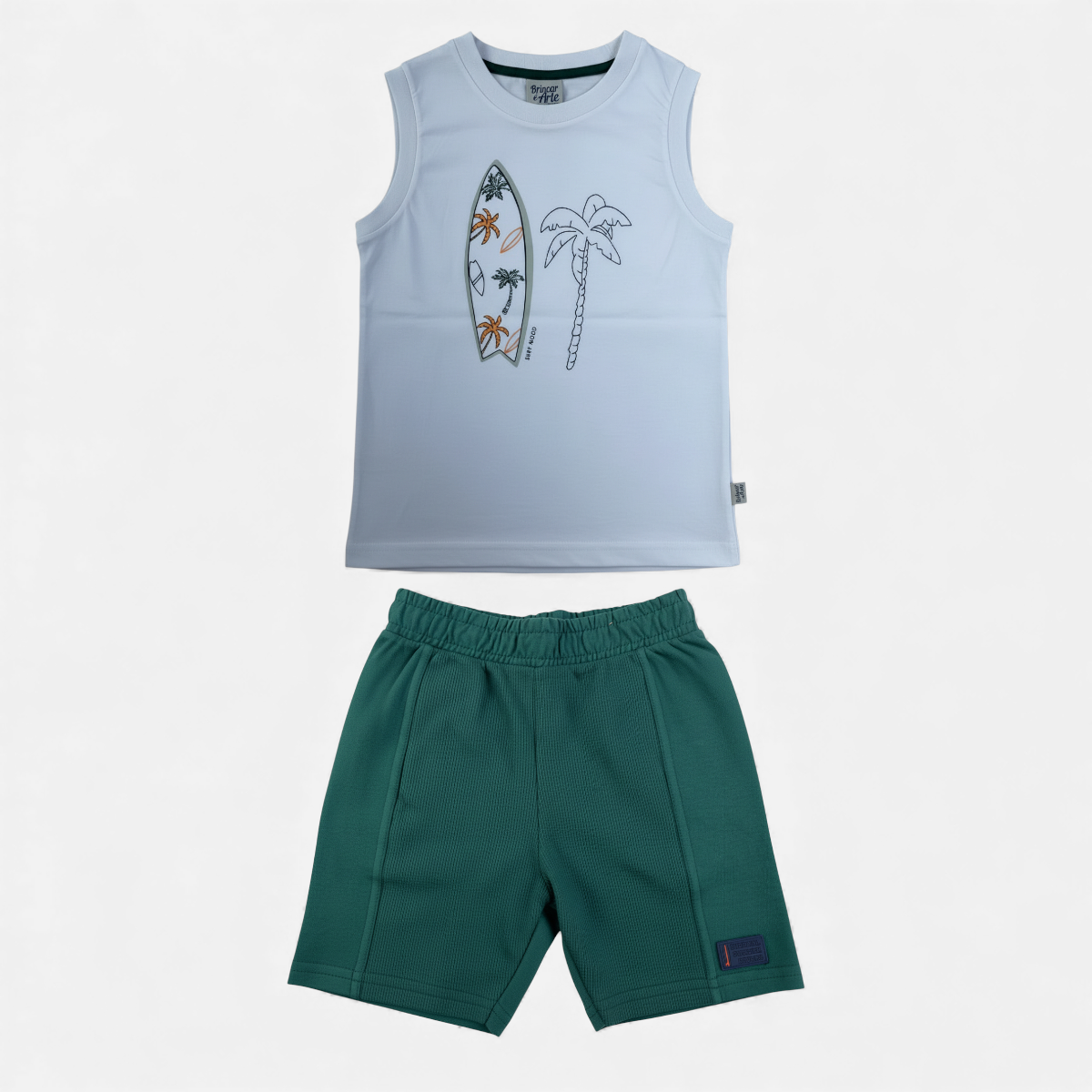Conjunto Infantil Masculino Brincar e Arte Surf Mood