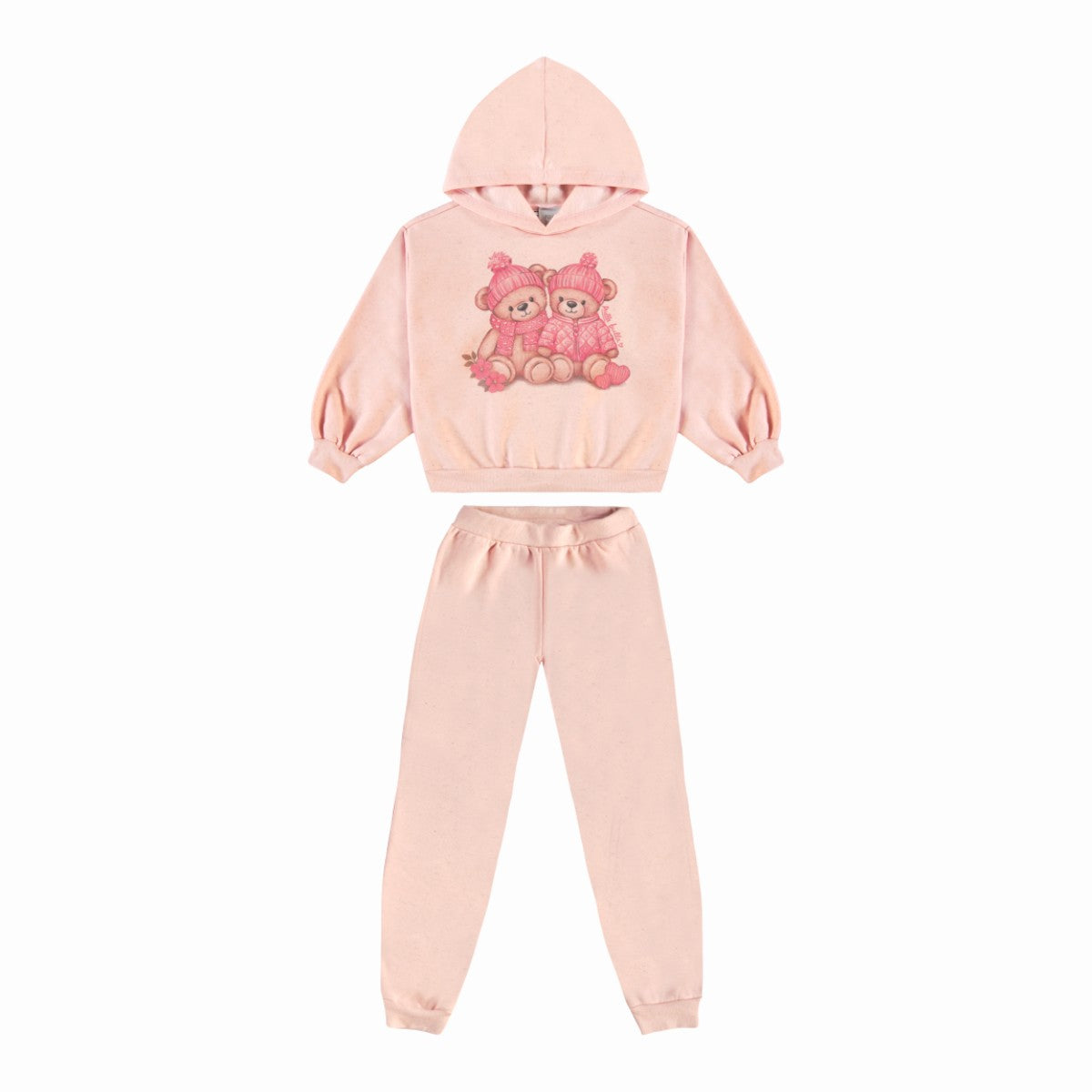 Conjunto Infantil Feminino Pulla Bulla Ursinhas Delicado e Confortável