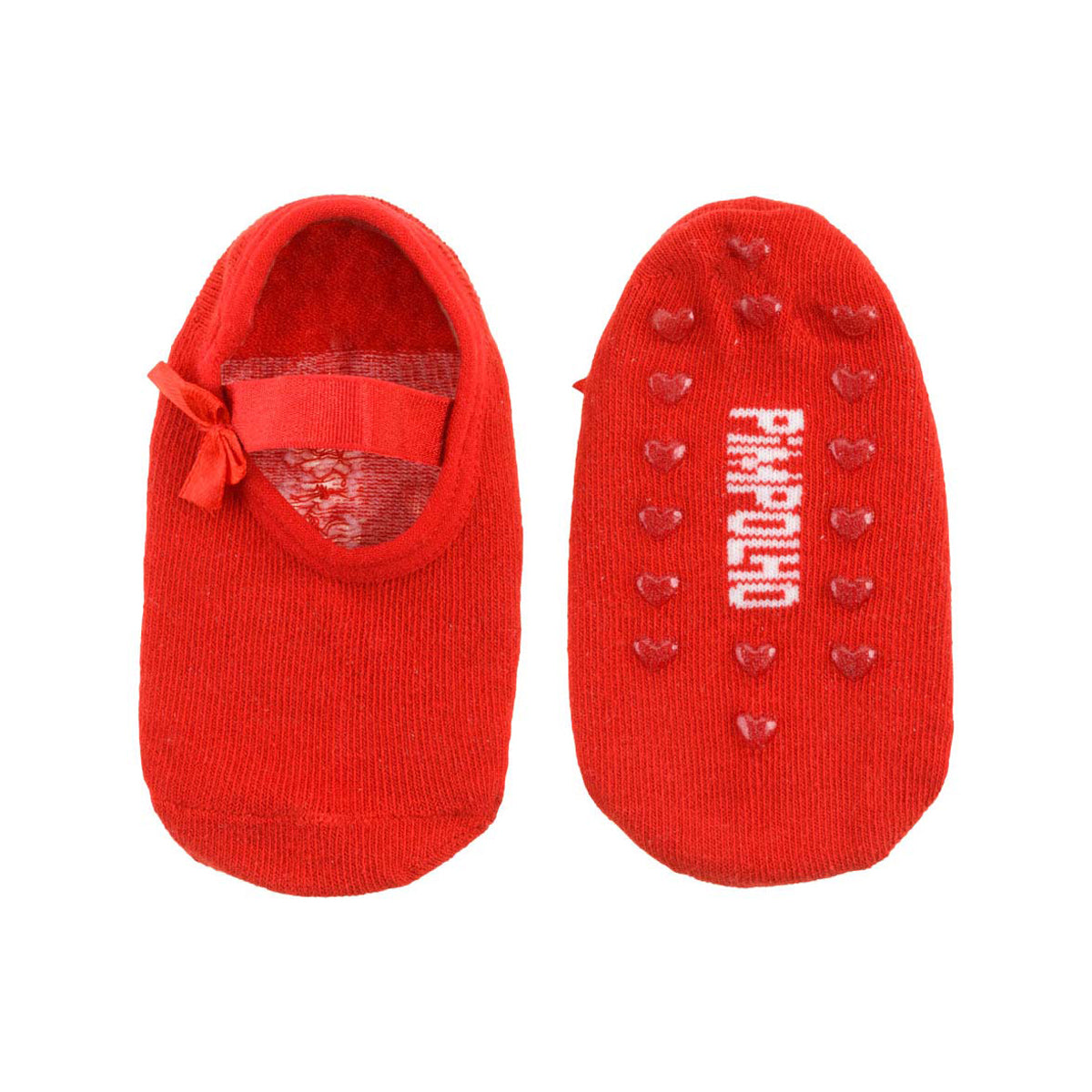 Meia Sapatilha Infantil Feminina Pimpolho Lisa Antiderrapante Algodão