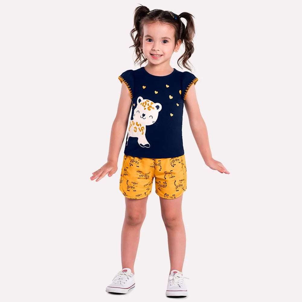 Conjunto Feminino Kyly Oncinha