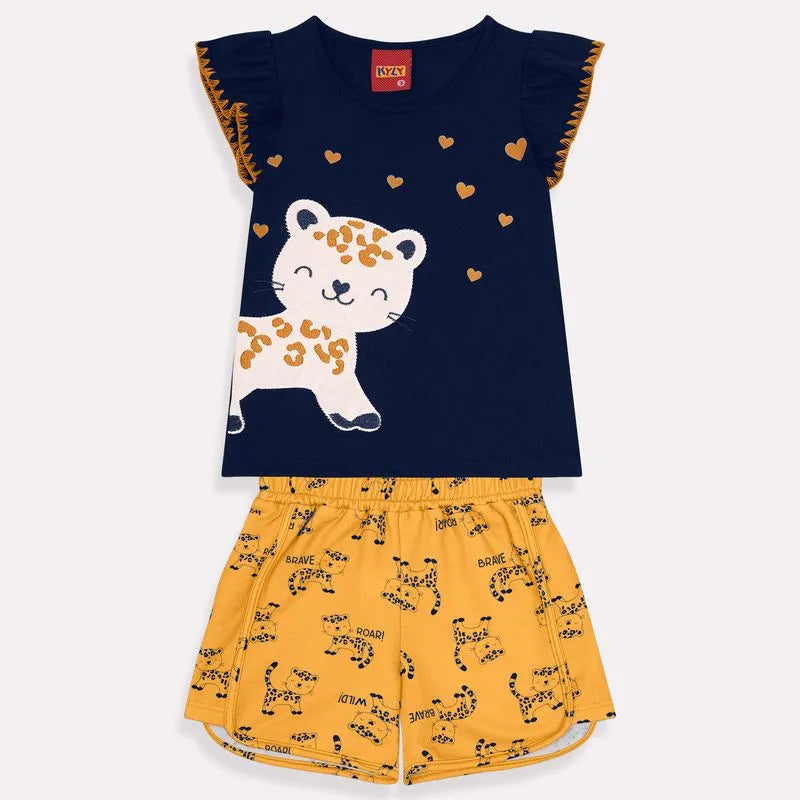 Conjunto Feminino Kyly Oncinha