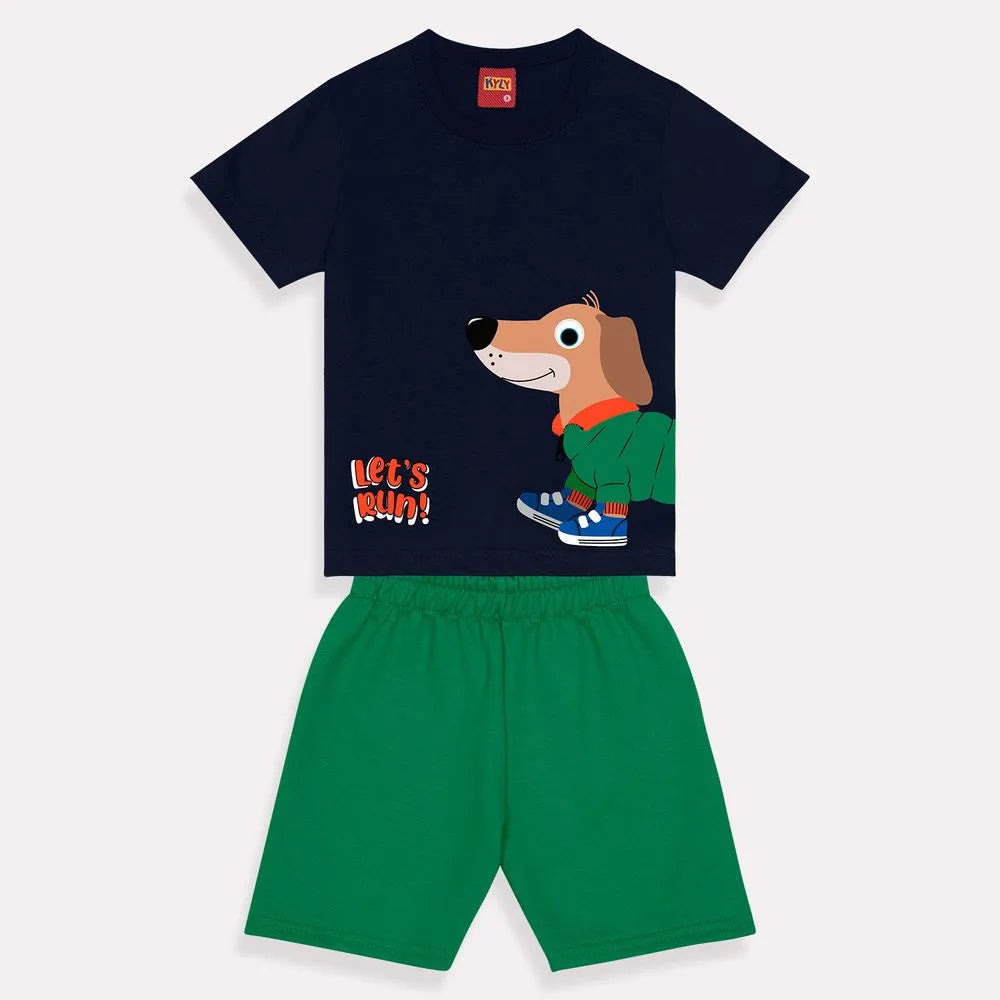 Conjunto Masculino Kyly Lest Run Cachorro
