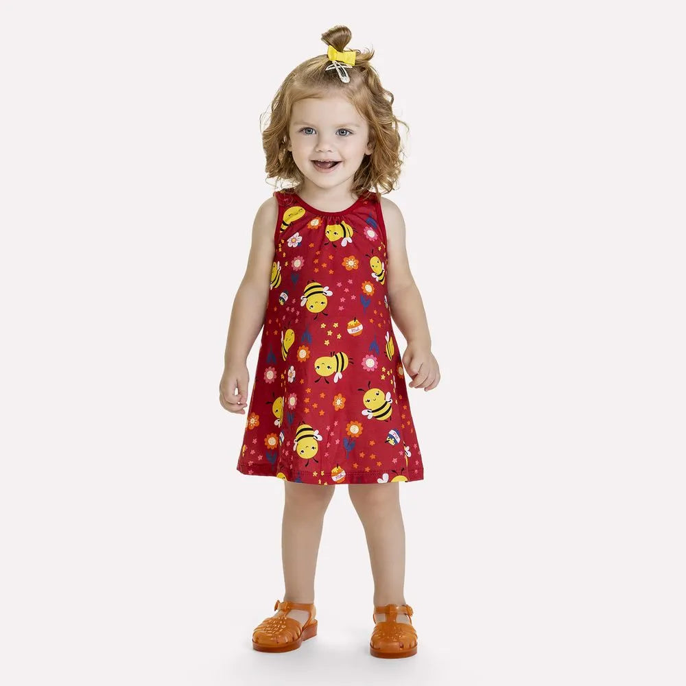 Vestido Kyly Abelhinhas