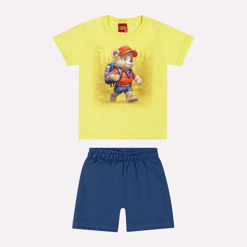 Conjunto Kyly Urso Escoteiro