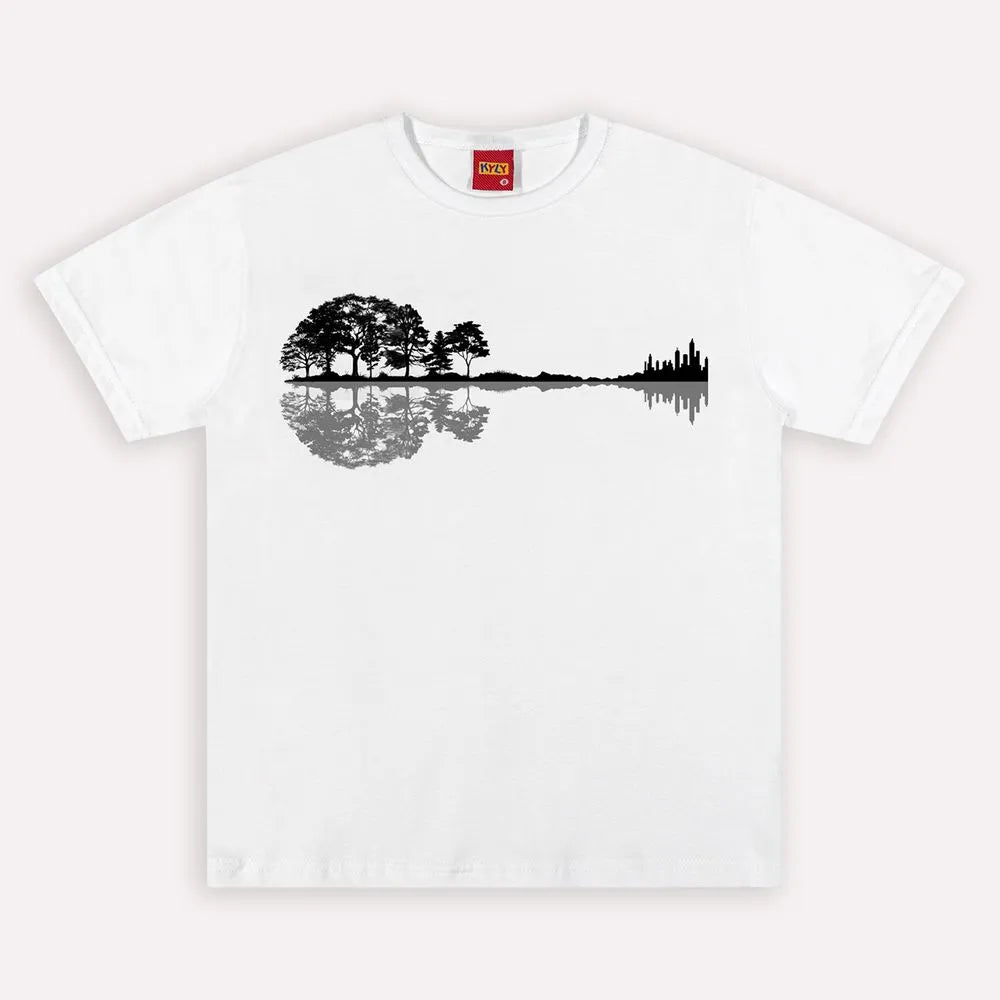 Camiseta Kyly Árvores Guitarra