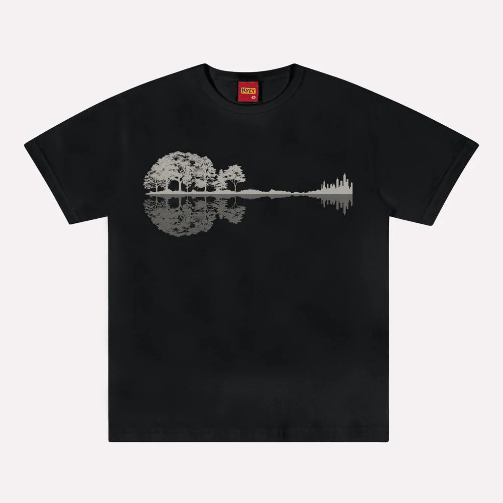 Camiseta Kyly Árvores Guitarra