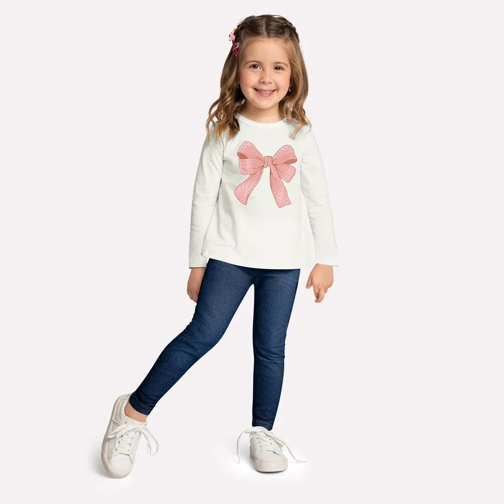 Blusa Manga Longa Kyly Laço