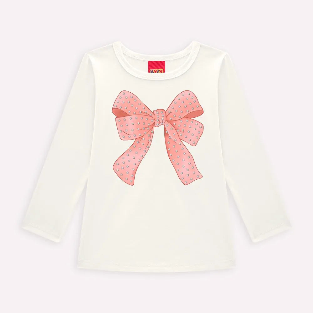 Blusa Manga Longa Kyly Laço