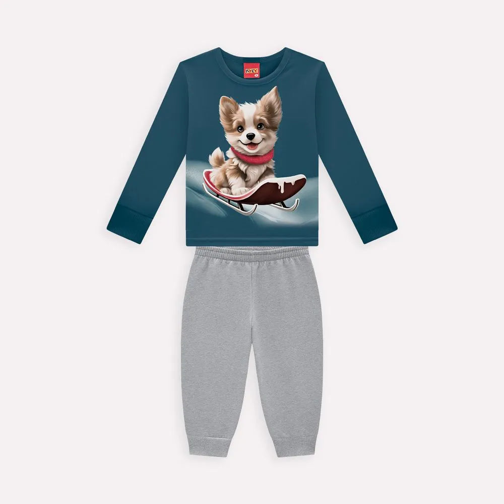 Conjunto Kyly Cachorro De Cachecol