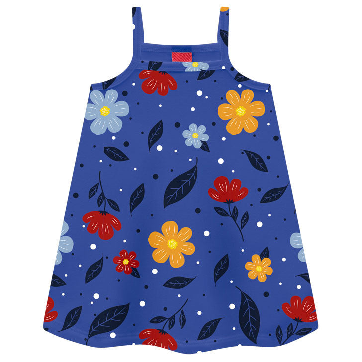 Vestido Kyly Flores E Folhas