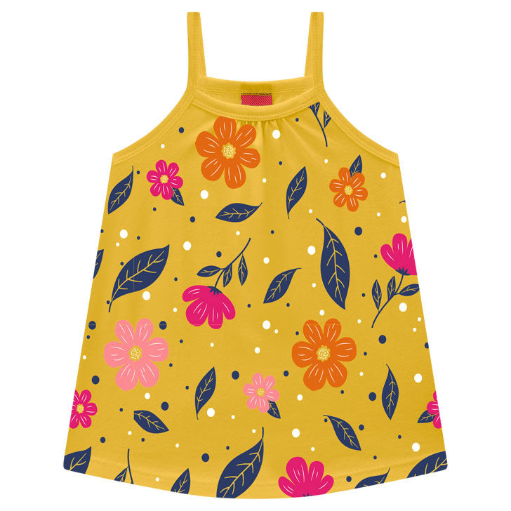 Conjunto Kyly Flores e Folhas