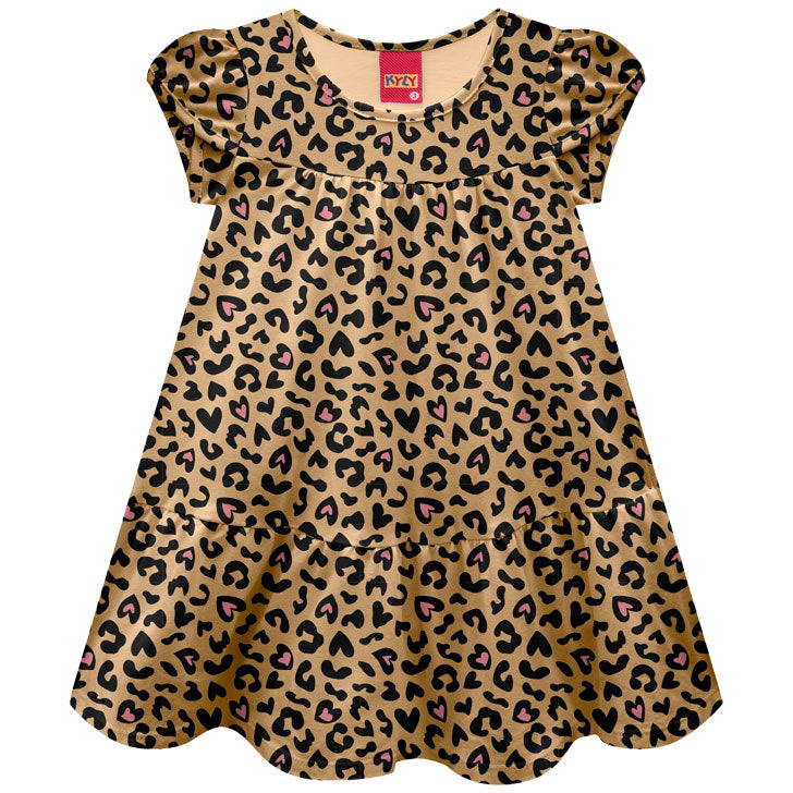 Vestido Kyly Onça