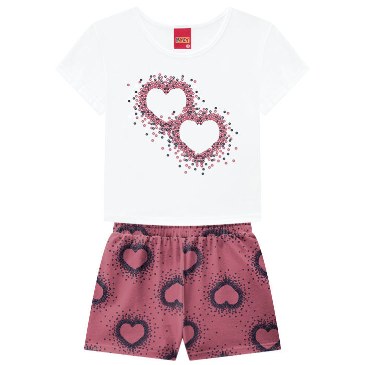 Conjunto Kyly Corações