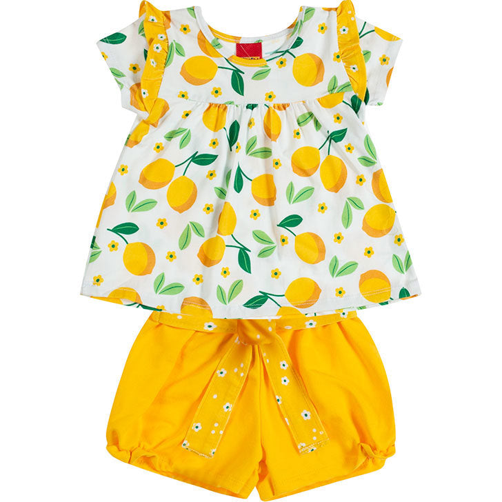 Conjunto Kyly Estampado Limão