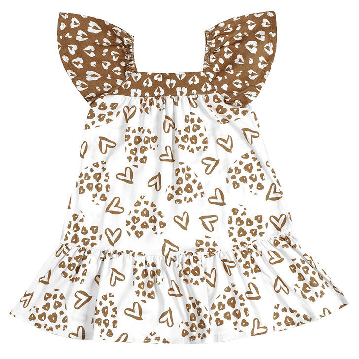 Vestido Kyly Coração E Aninal Print