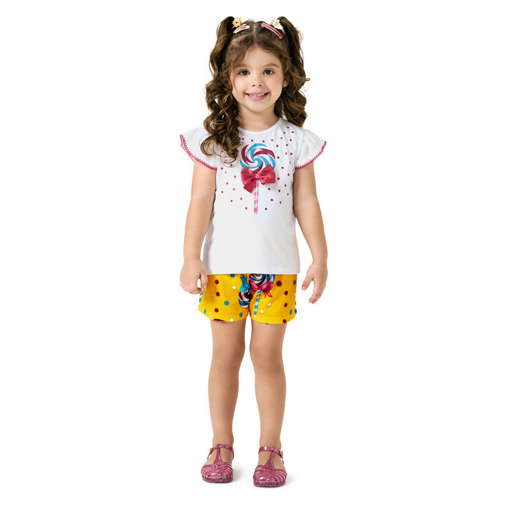 Conjunto Kyly Infantil Menina  Pirulito