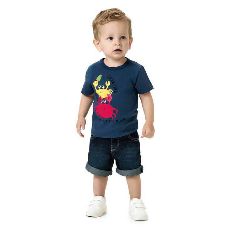 Camiseta Kyly Infantil Grab Ing a Bite to Eat