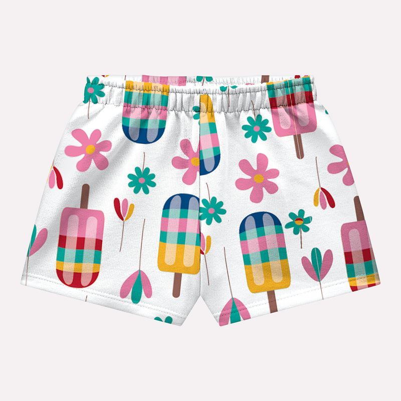 Conjunto Infantil Feminino Kyly Happy Summer Picolés