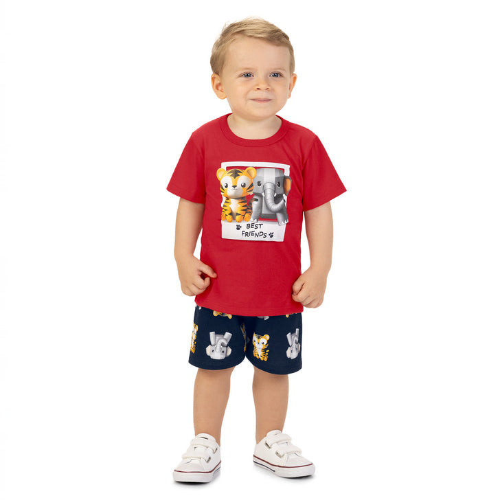 Conjunto Kyly Infantil Menino Best Friend Conforto e Estilo
