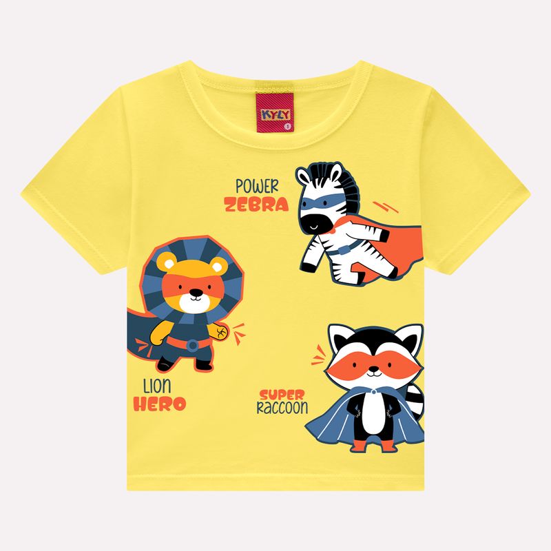 Conjunto Infantil Masculino Kyly Bichinhos Heróis