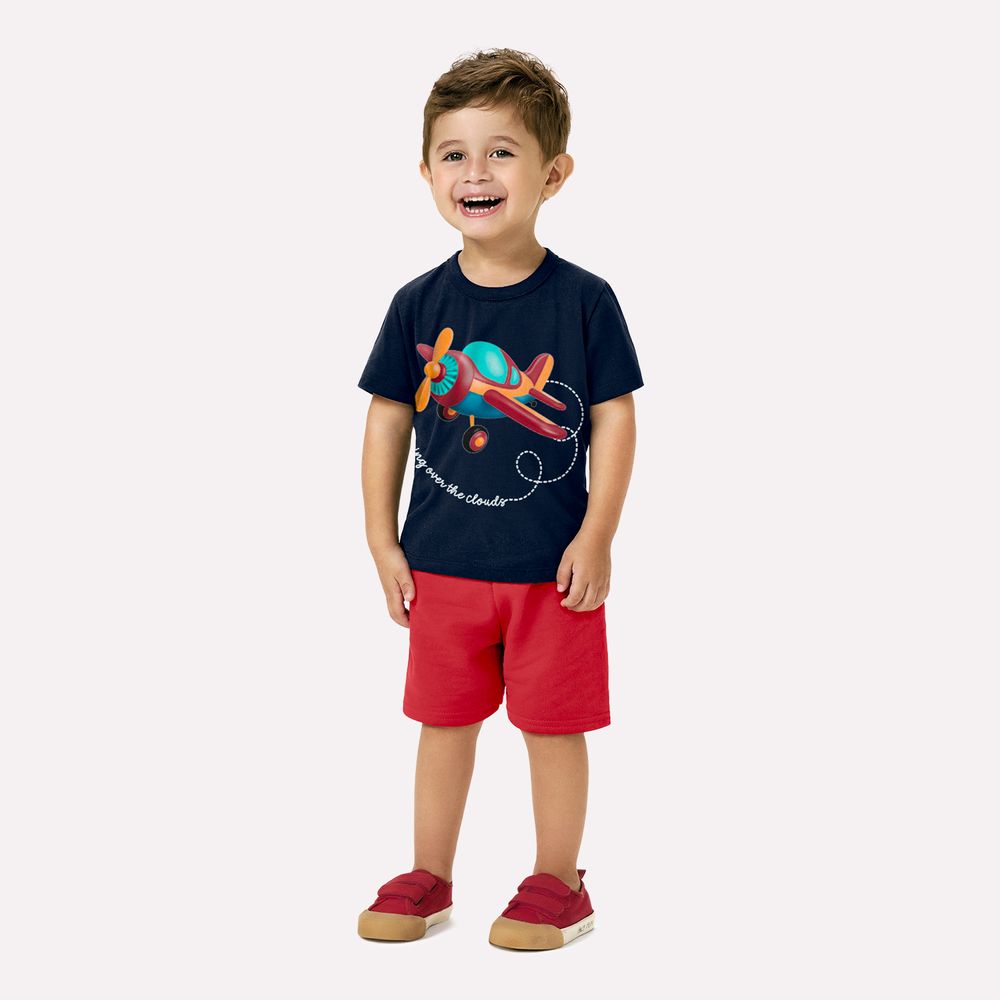 Conjunto Infantil Masculino Kyly Aviãozinho