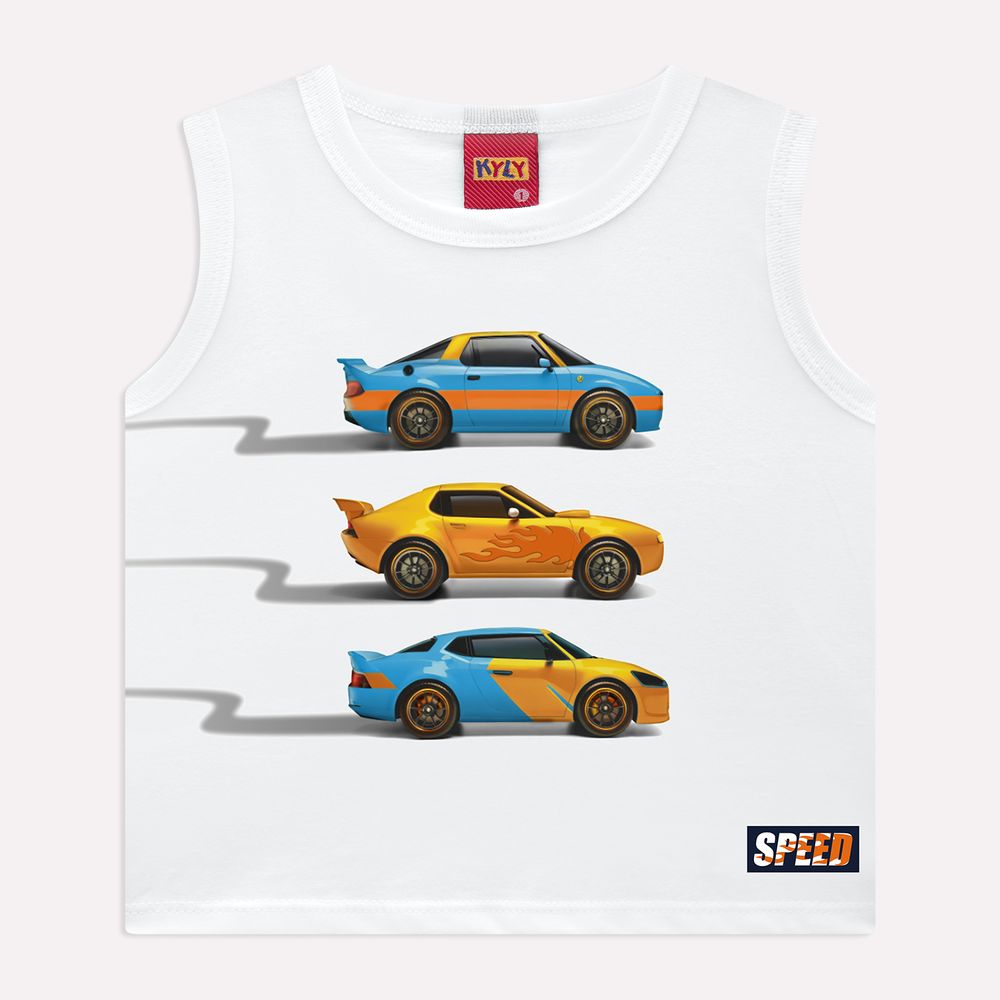 Conjunto Infantil Masculino Kyly Carrinhos de Corrida