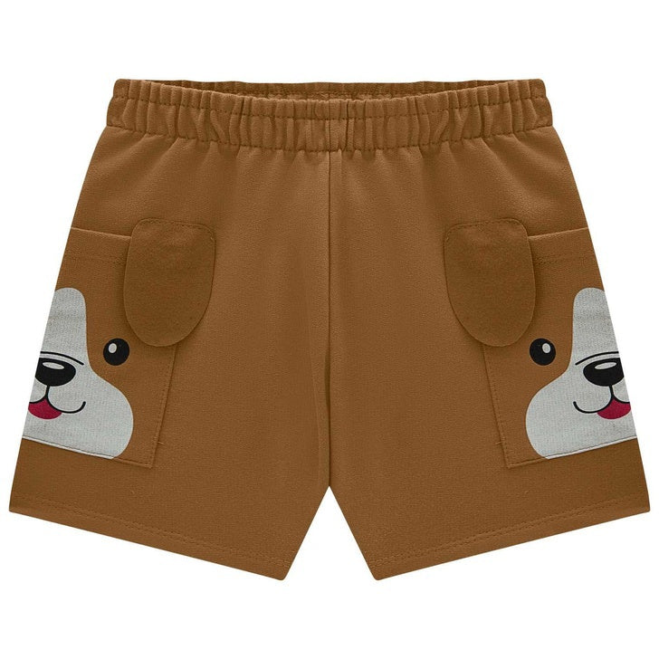 Conjunto Infantil Kyly Dog Bolsos Divertidos