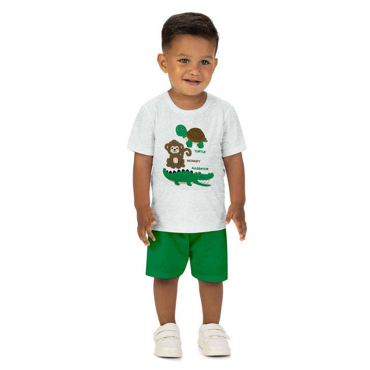 Conjunto Masculino Kyly Turtle Monkey Alligator