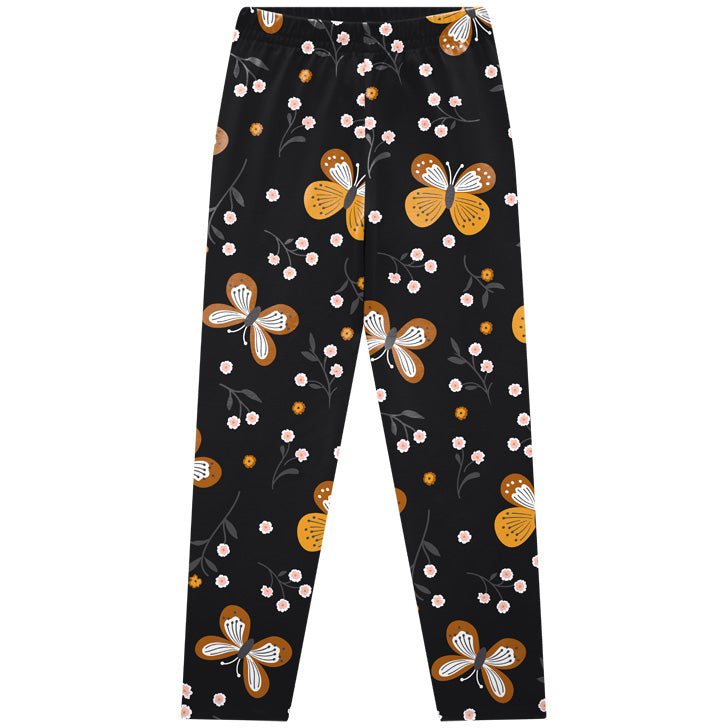 Conjunto Infantil Feminino Kyly Blusa Happiness Friends e Legging Cotton