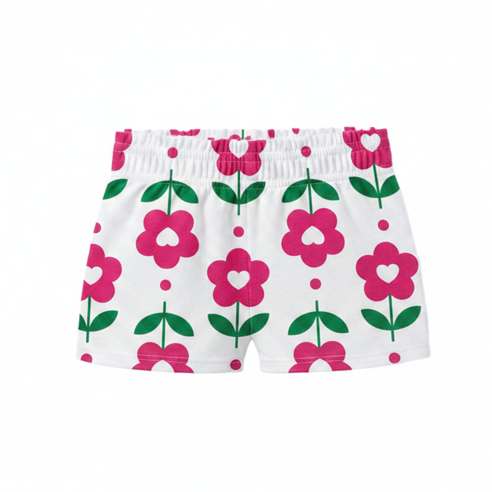 Conjunto Infantil Feminino Kyly Cachorrinha Ready For Fun Camiseta e Shorts