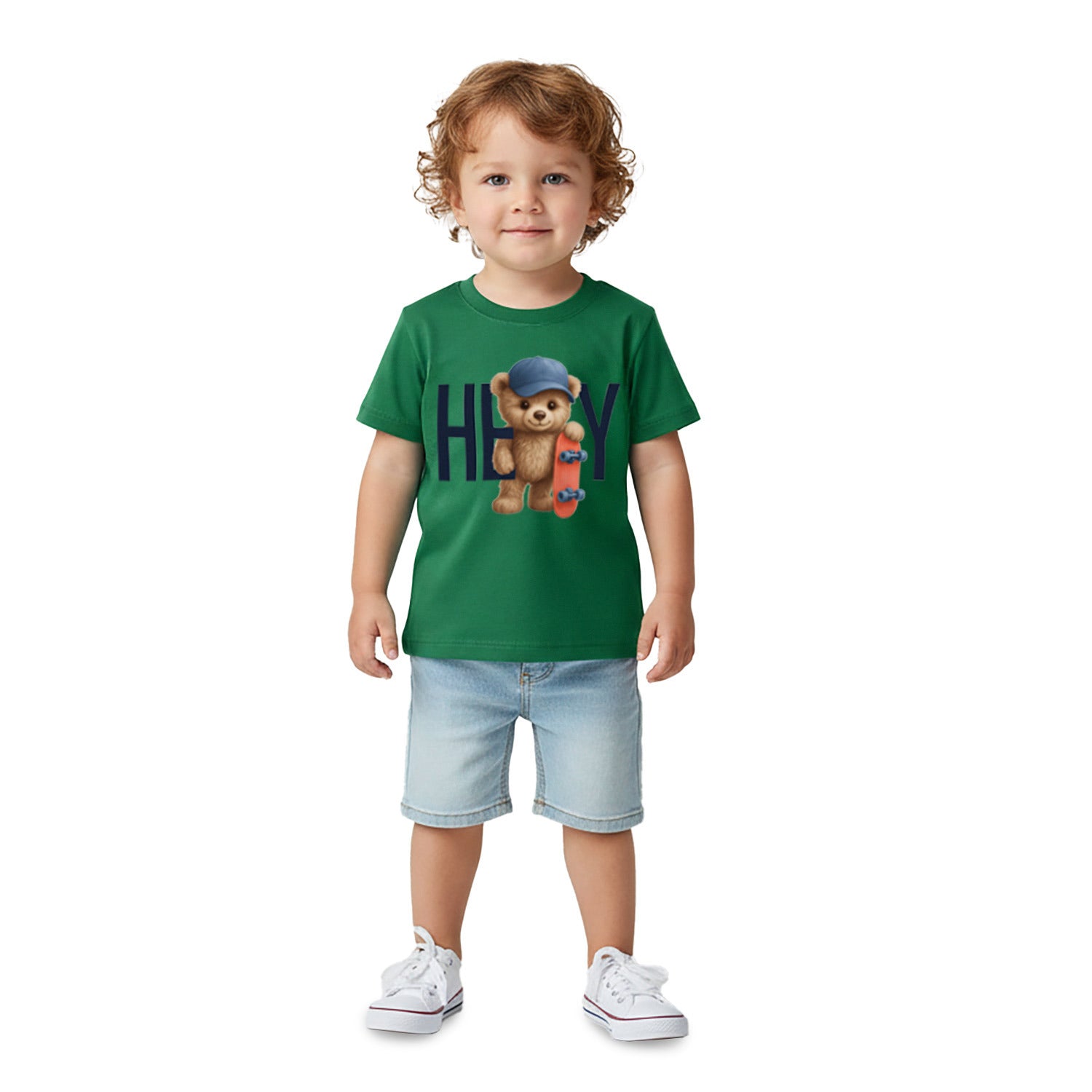 Camiseta Masculina Infantil Kyly Hey Ursinho