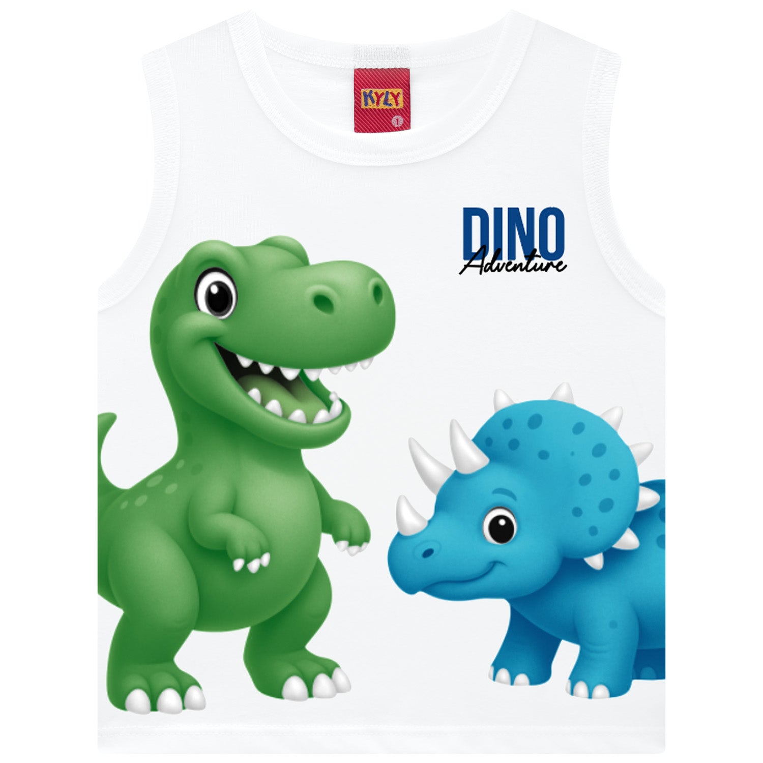 Conjunto Infantil Masculino Kyly Dino Adventure Regata e Bermuda