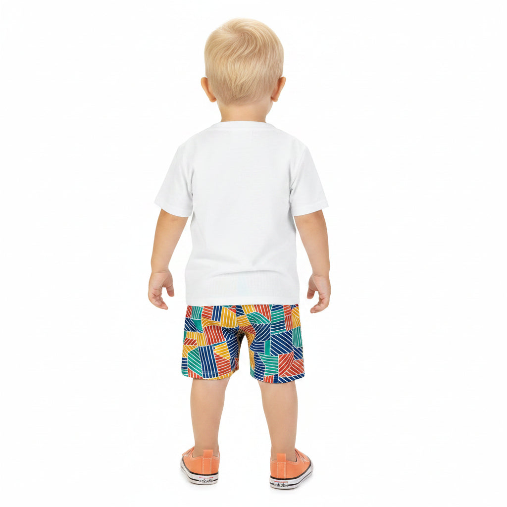 Conjunto Infantil Masculino Kyly Capivara Sunny Days Camiseta e Bermuda