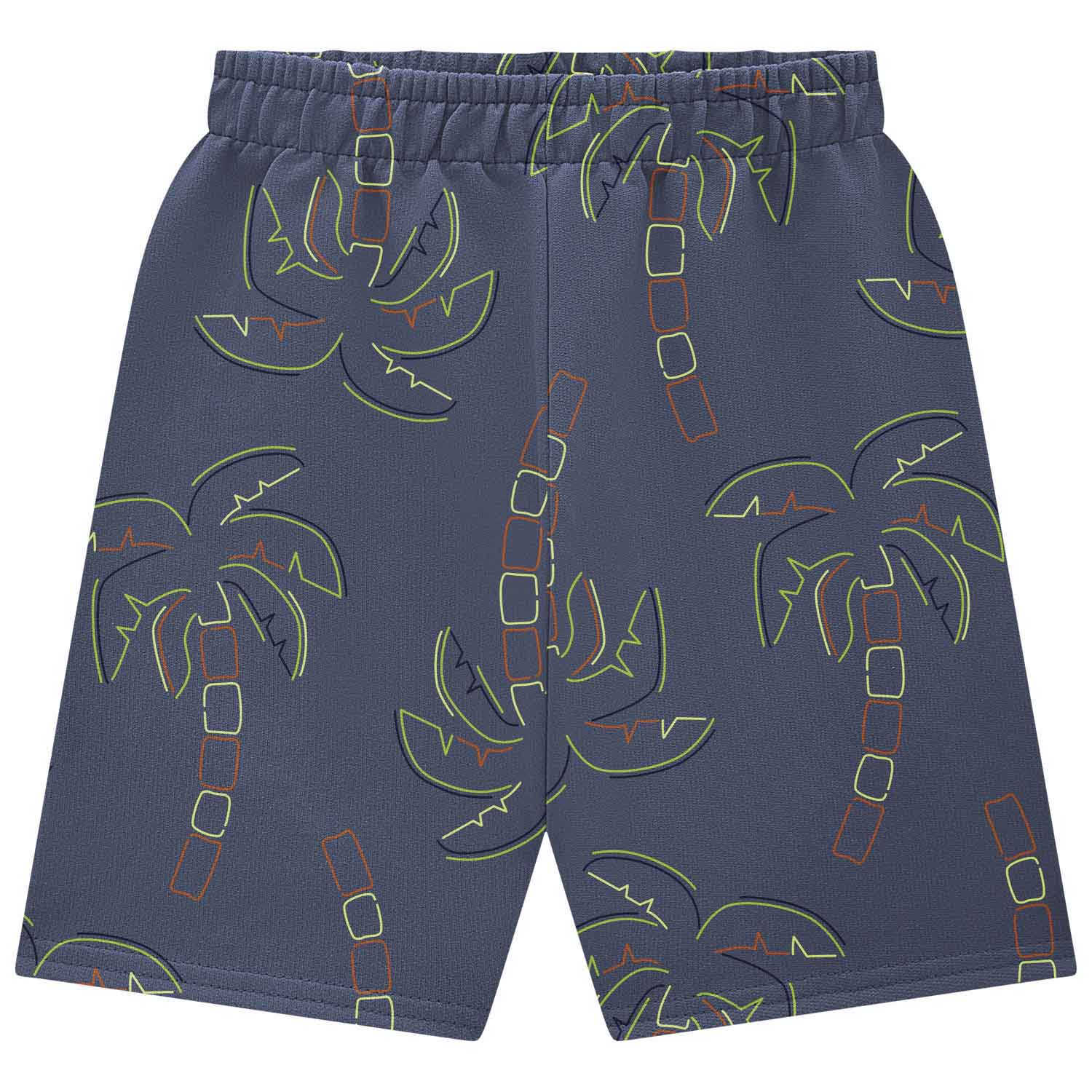 Conjunto Infantil Masculino Kyly Paradise Beach Regata e Bermuda