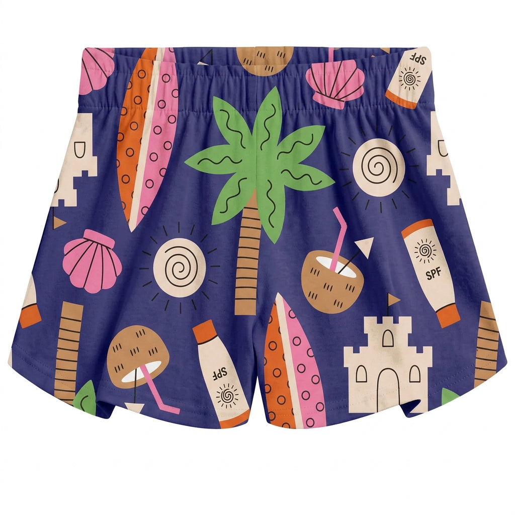 Conjunto Bebê Feminino Camiseta e Short Kyly Summer Best