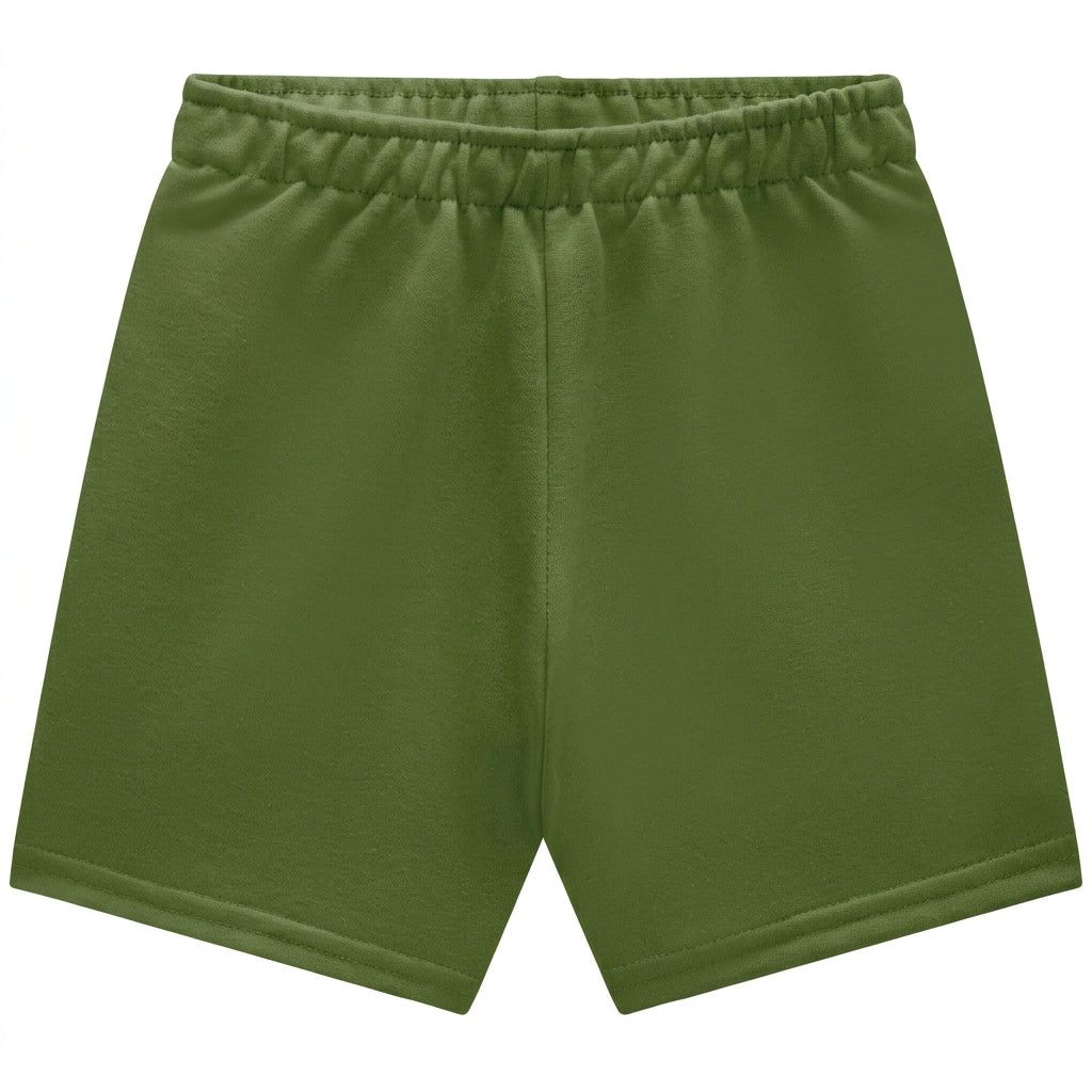 Conjunto Infantil Masculino Bebê Kyly Jungle Joy Camiseta Meia Malha e Bermudinha