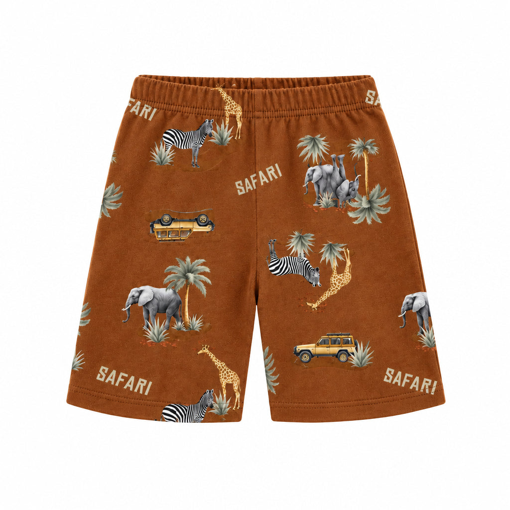 Conjunto Infantil Masculino Kyly Bebê Safari United T-Shirt e Short
