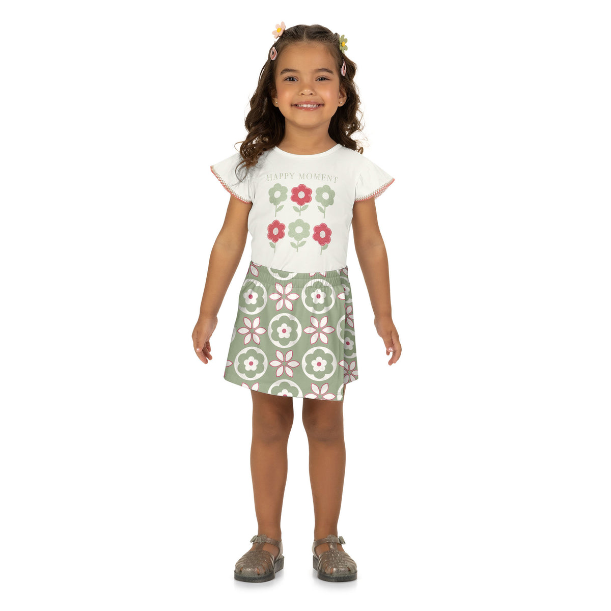 Conjunto Feminino Bebê Kyly Happy Moment