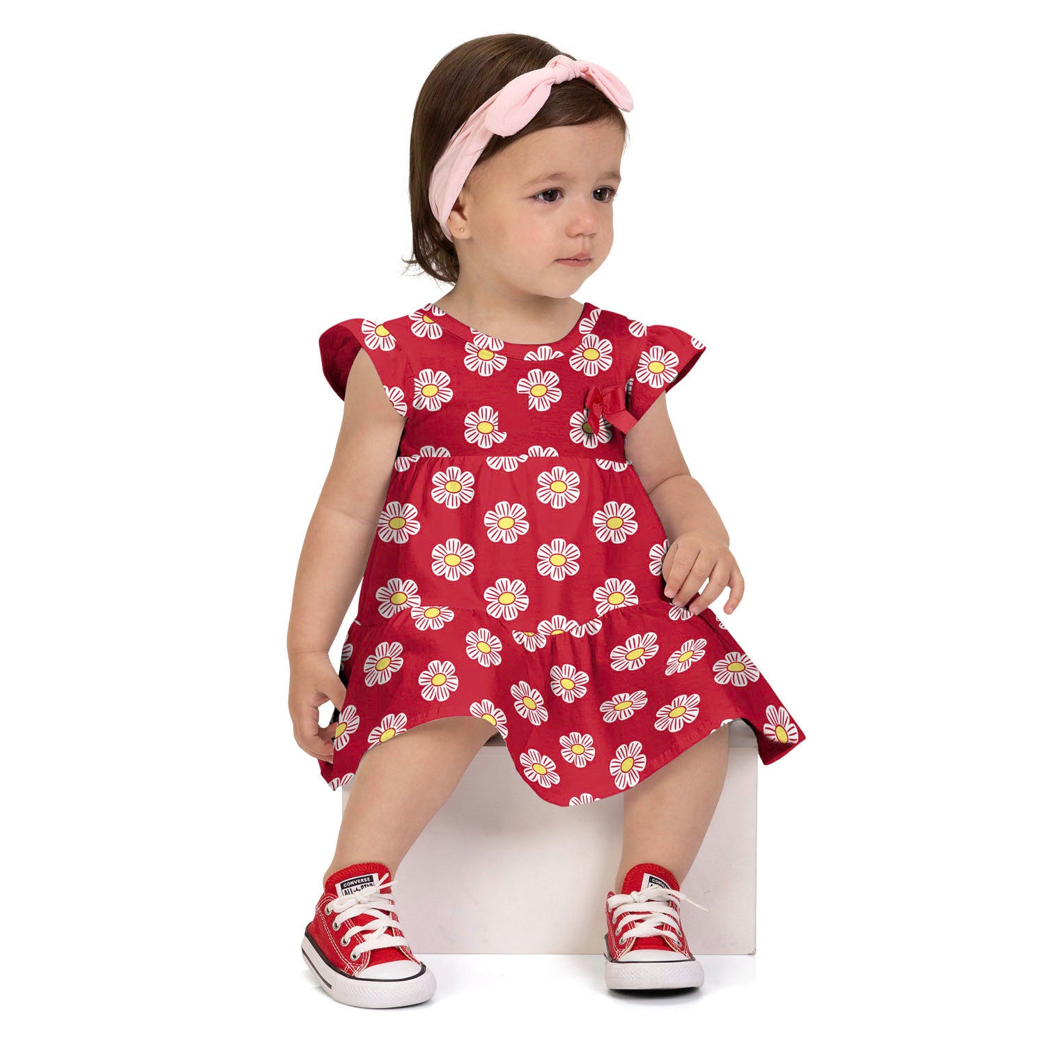 Vestido Body Kyly Margaridas