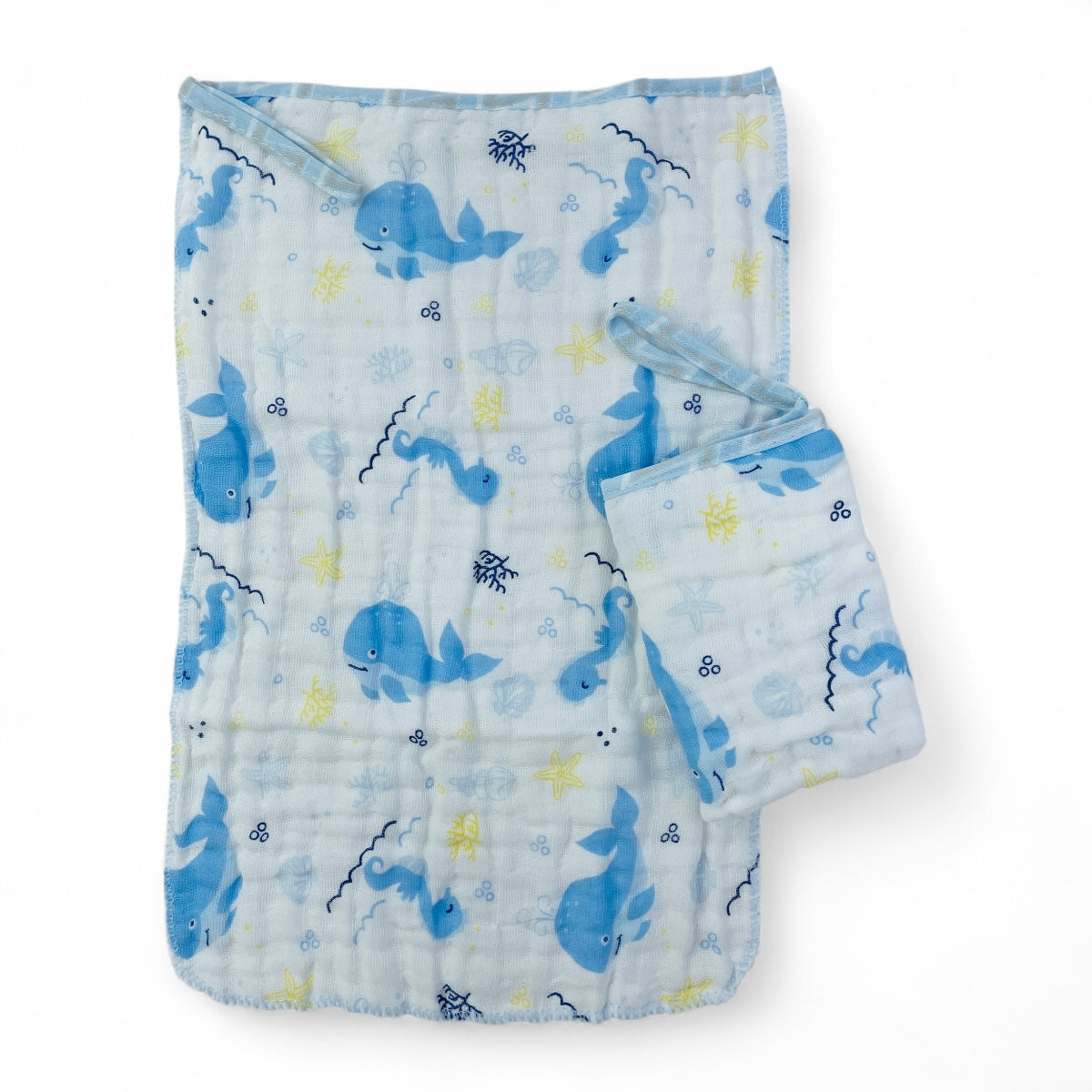 Pano De Boca Soft Dengo MinasRey Com Bainha Estampado 2 peças