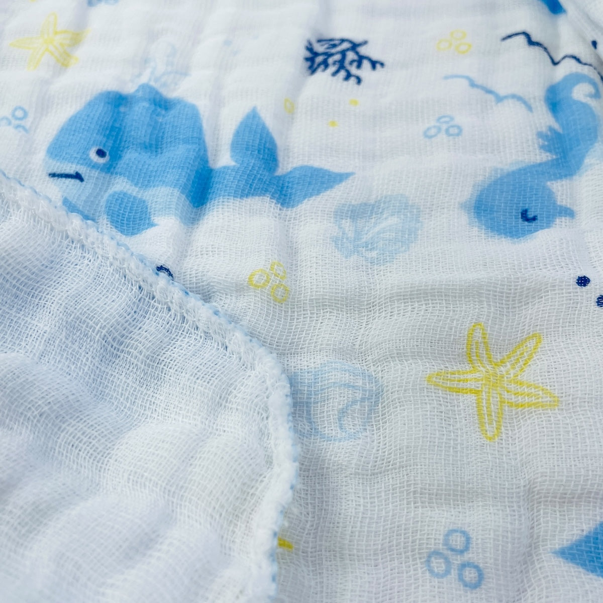 Pano De Boca Soft Dengo MinasRey Com Bainha Estampado 2 peças